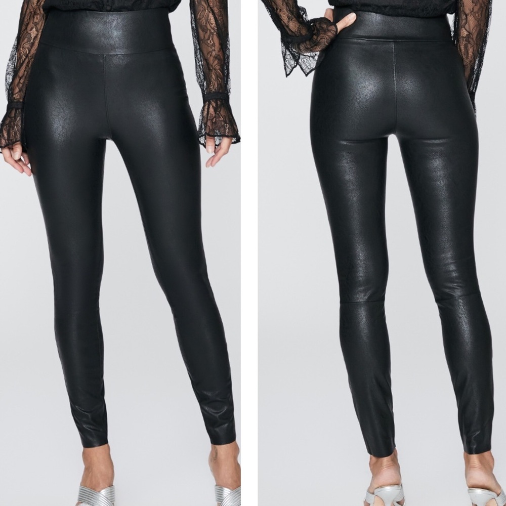 Paige Sheena High Waist Faux Leather Leggings